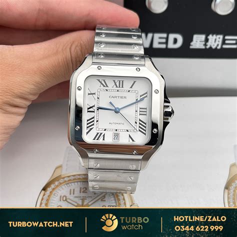 cartier santos 100 real vs fake|cartier santos copy.